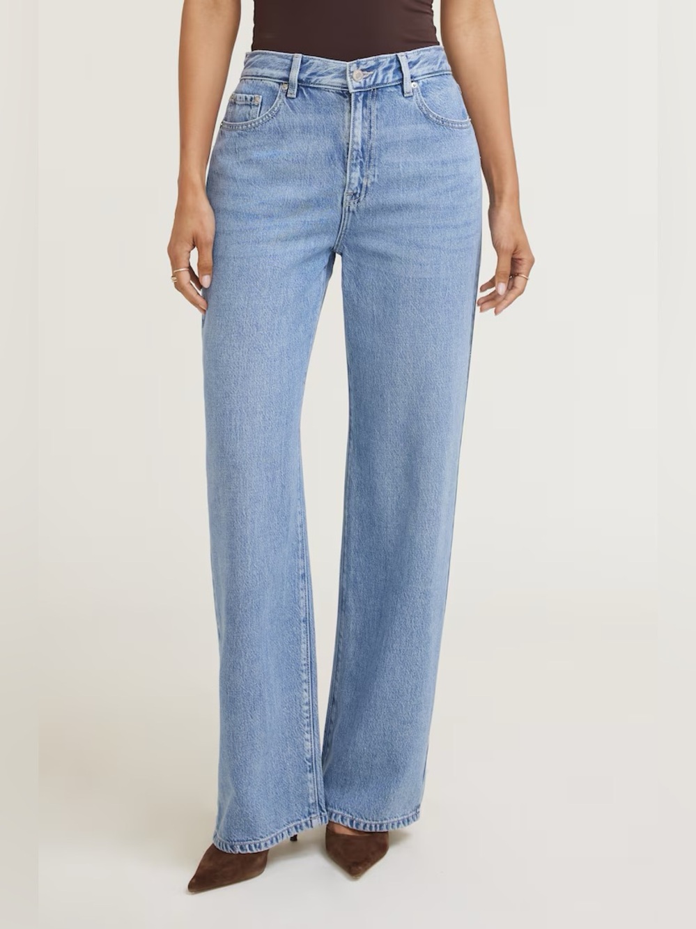 Dynamite Sydney Mid Rise Baggy Fit Tencel™ Jeans
